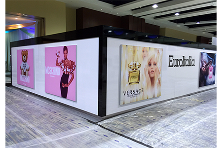 Large Format Tension Fabric Displays (TFDs)