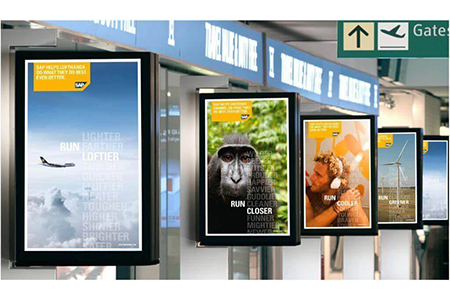 The evolution of airport advertising from static billboards to digital innovation