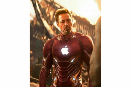 Apple in Iron Man