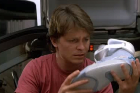 Nike in Back to the Future Part II
