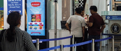 Digital Screens Spread across departure check in,  Security, SHA till boarding gates