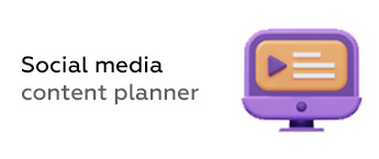 Social media content planner