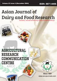 Asian Journal of Dairy and Food Research