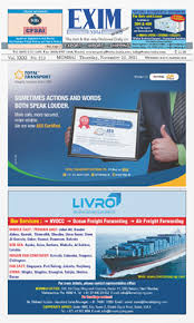EXIM India Newsletter - Mumbai