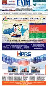 EXIM India Newsletter - Tuticorin