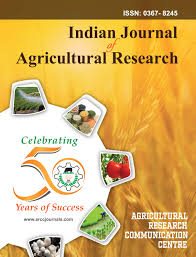 Indian Journal Of Agricultural Research