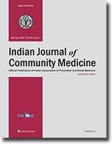 Indian Journal Of Community Medicine