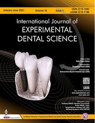 International Journal of Experimental Dental Science