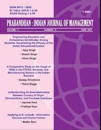 Prabandhan: Indian Journal Of Management