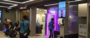 GYM Digital screen ,Game On Fitness Premium Club-Bannerghatta Main Rd,Bangalore