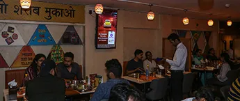 Restaurant digital screen-Amethhyyst xci,Breach Candy,Mumbai