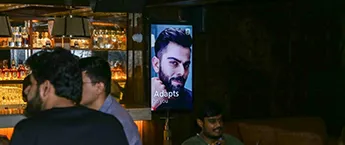 Restaurant digital screen-Invisible Gastronomy Bar,Andheri West,Mumbai