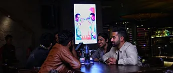 Restaurant digital screen-Level 1 Bet Bar,Andheri West,Mumbai
