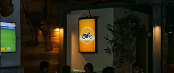 Restaurant digital screen-Mitron At George,Fort,Mumbai