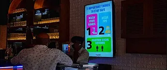 Restaurant digital screen-Sirocco,Andheri West,Mumbai