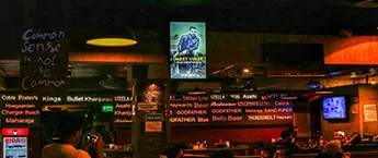 Restaurant digital screen-The Beer Cafe,Churchgate,Mumbai