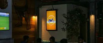 Restaurant digital screen-The Orange Mint,Chembur ,Mumbai