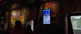 Restaurant digital screen-Café Mittro,Satyaniketan,Delhi