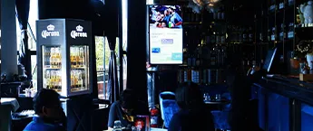 Restaurant digital screen-Lakeview Bistro,Hauz Khas,Delhi
