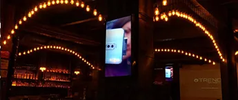 Restaurant digital screen-Liv Bar,Aerocity,Delhi
