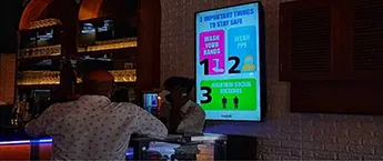 Restaurant digital screen-Son Of Gun,Baner,Pune