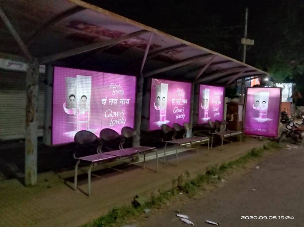 Bus Que Shelter Solapur Maharashtra