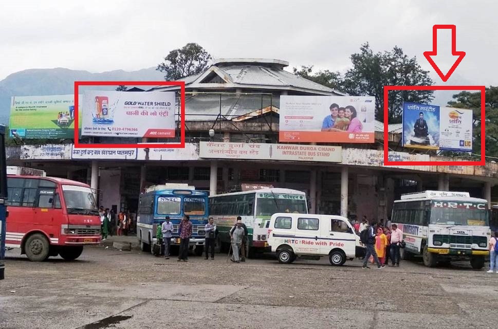 Hoarding -Bus Station, Palampur, Himachal Pradesh