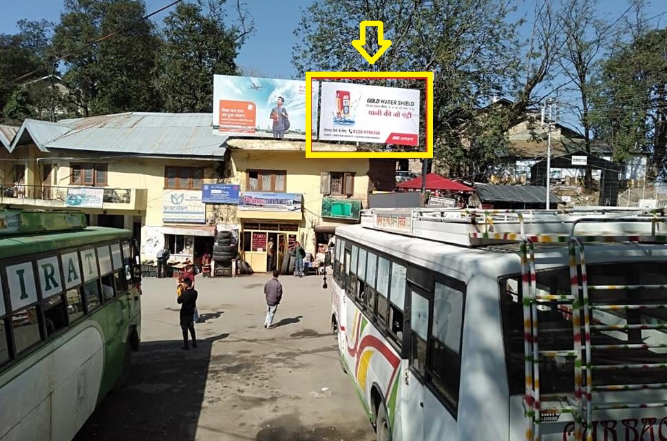 Hoarding -Bus Station, Dalhousie, Himachal Pradesh