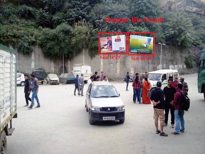 Hoarding -New Bus Station, Rampur, Himachal Pradesh