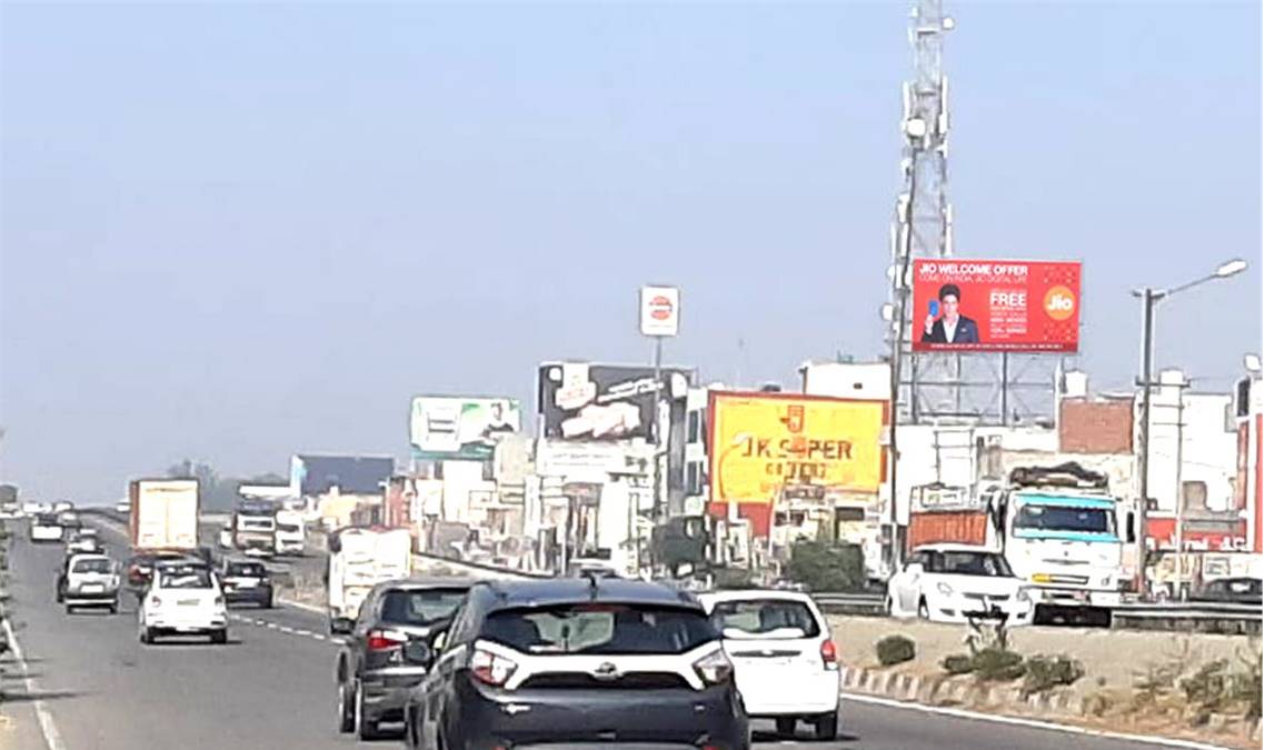 Billboard -Samalkha Flyover,  NH-44, Haryana