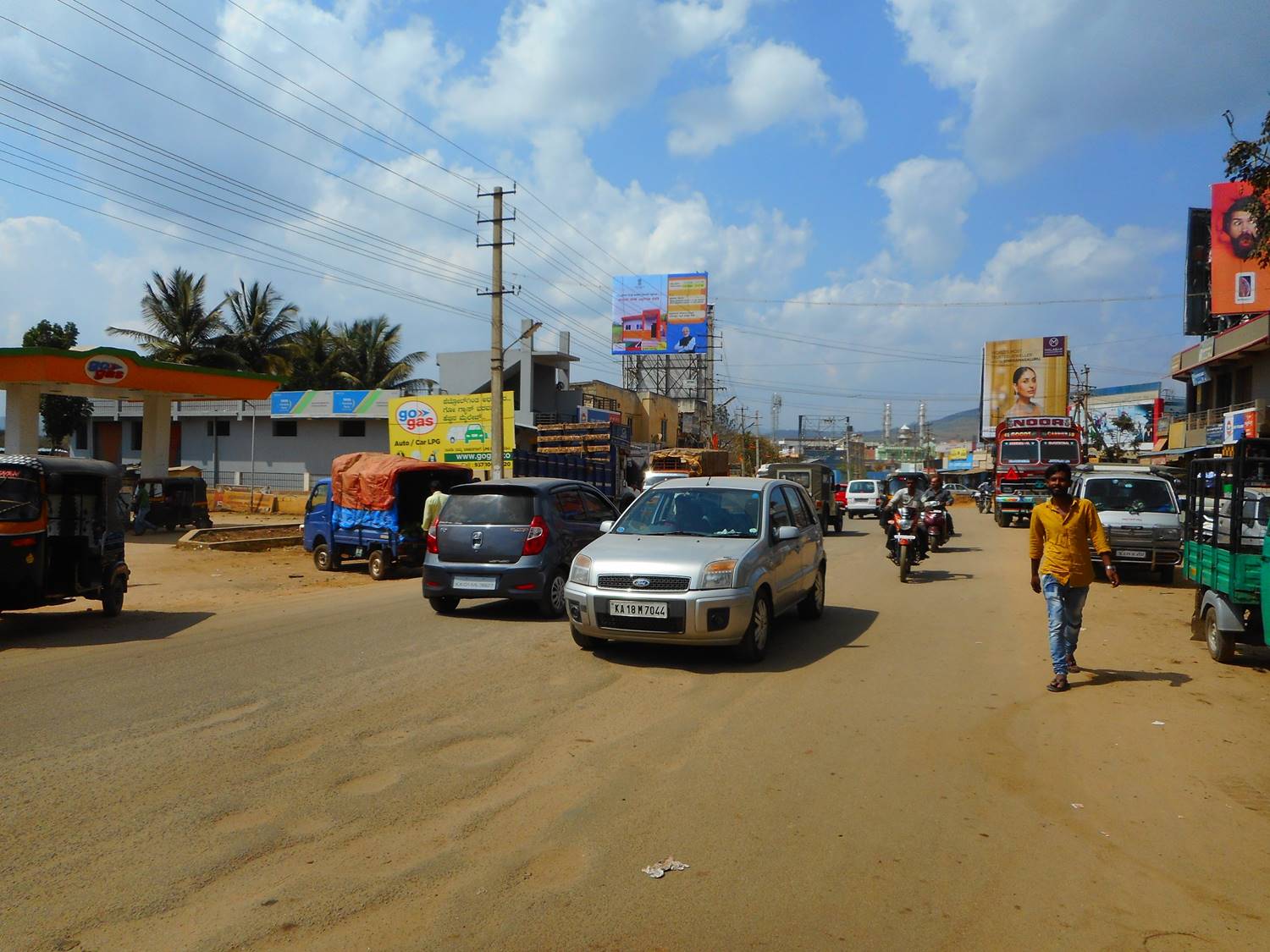 Billboard  - Bus Stand, Chikkamagaluru, Karnataka