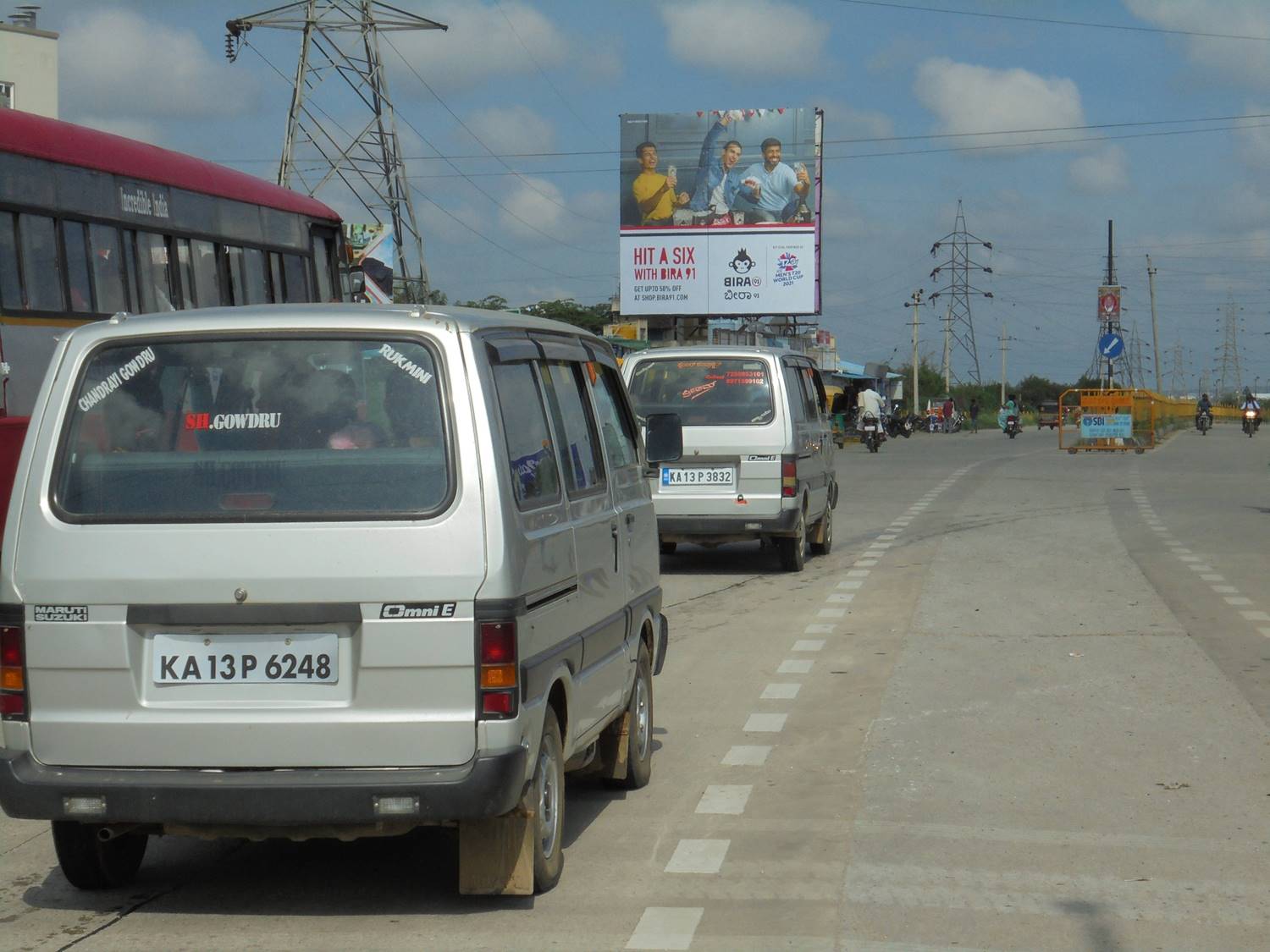 Billboard  - Industrial Area Circle, Hassan, Karnataka