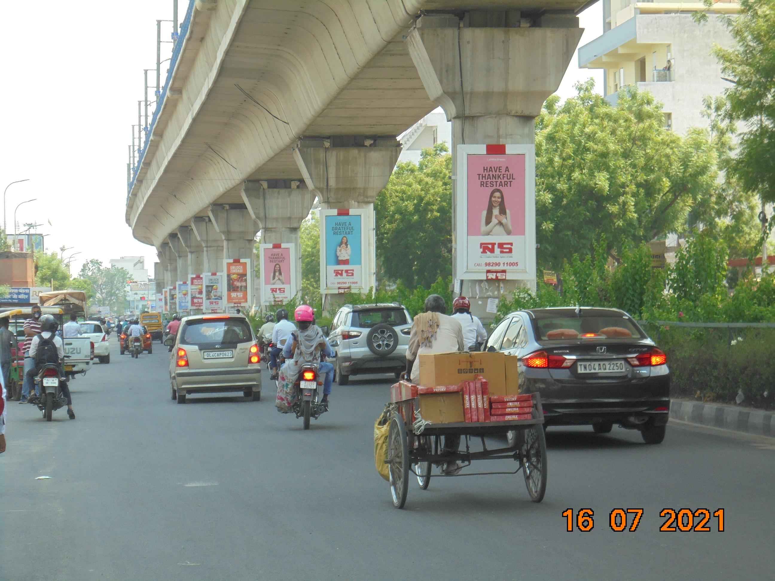 Elevated Pillars - New Sanganer Road, Jaipur, Rajasthan