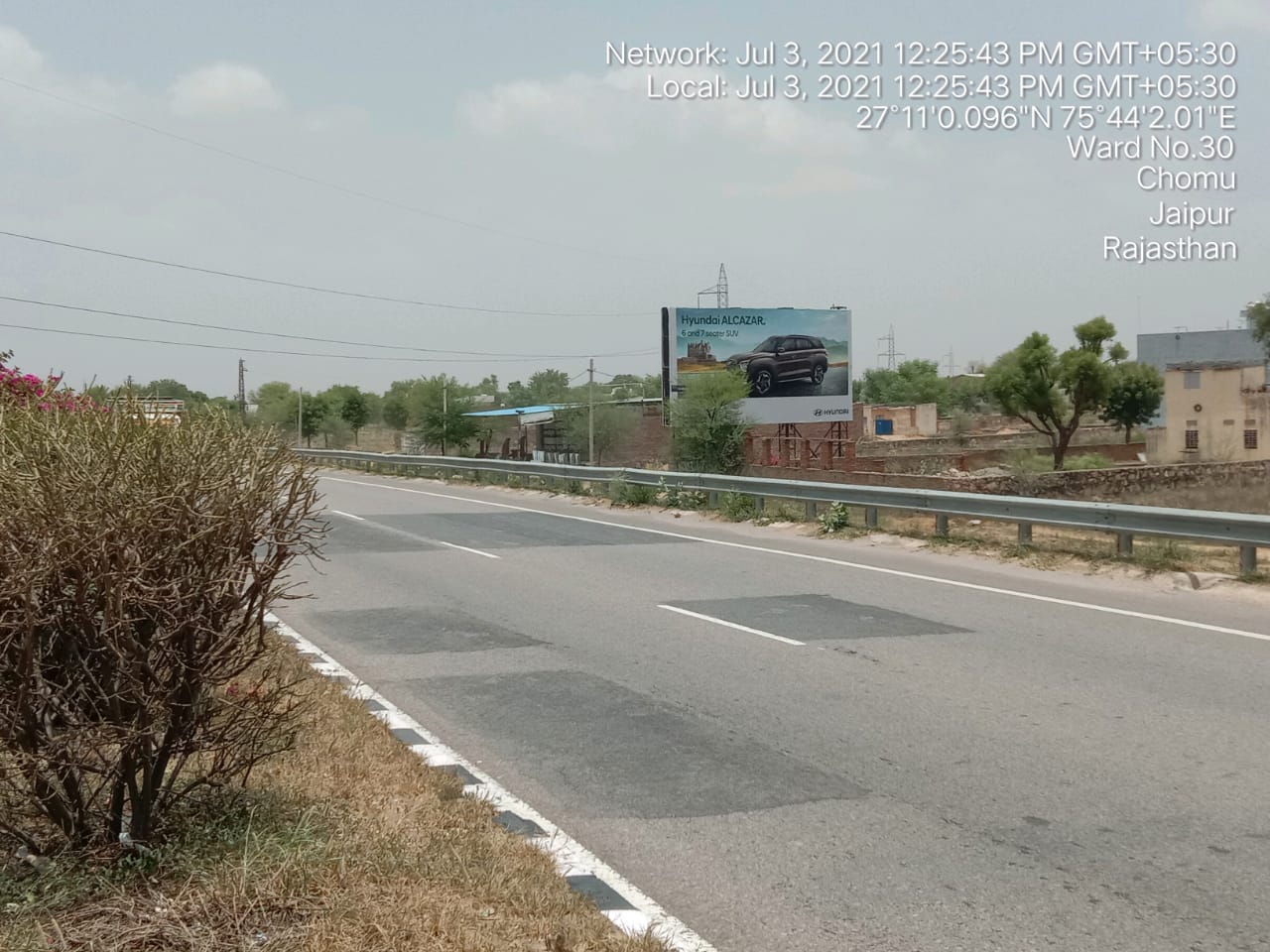 Billboard - Near Veer Hanuman Mandir, Chomu, Rajasthan