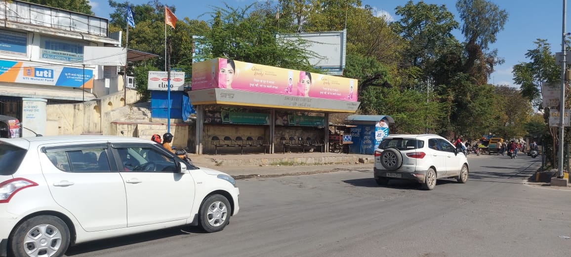 Bus Shelter - Shastri Circle, Udaipur, Rajasthan