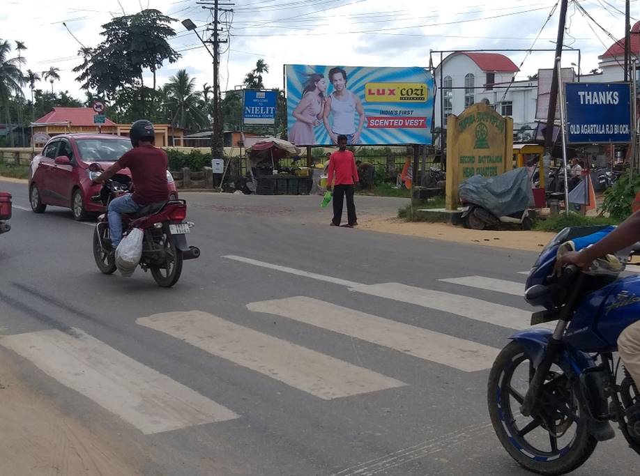 Billboard - Out Side Railway Station, Agartala, Tripura