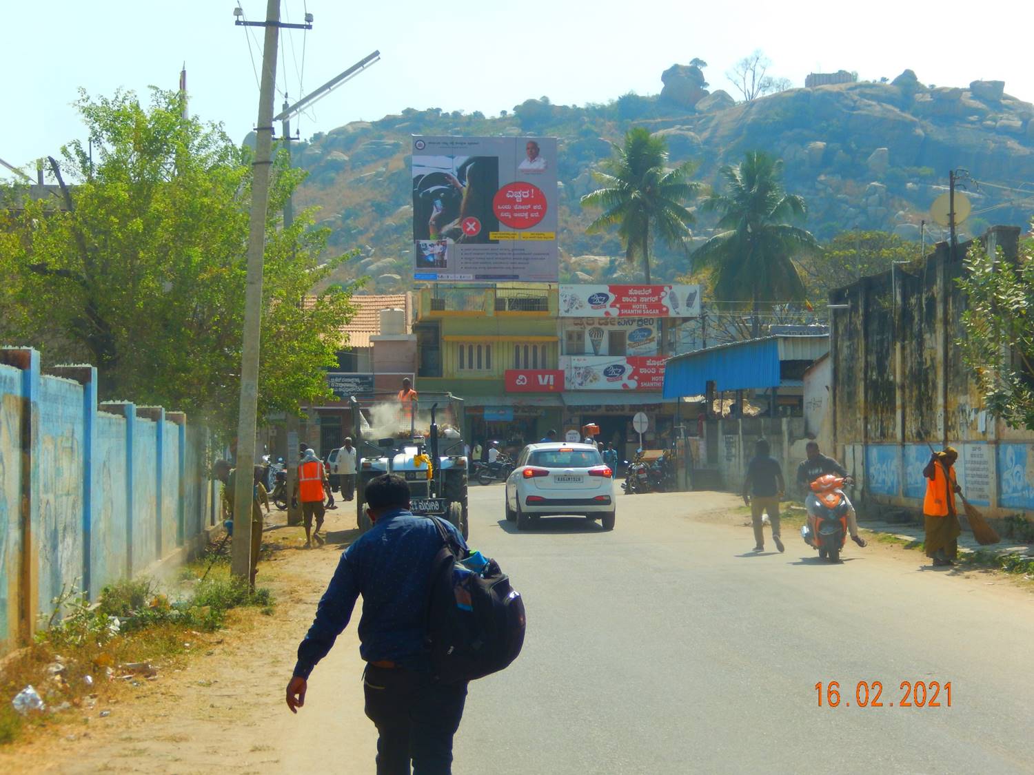 Billboard  - Bus Stand,  Madhugiri, Karnataka