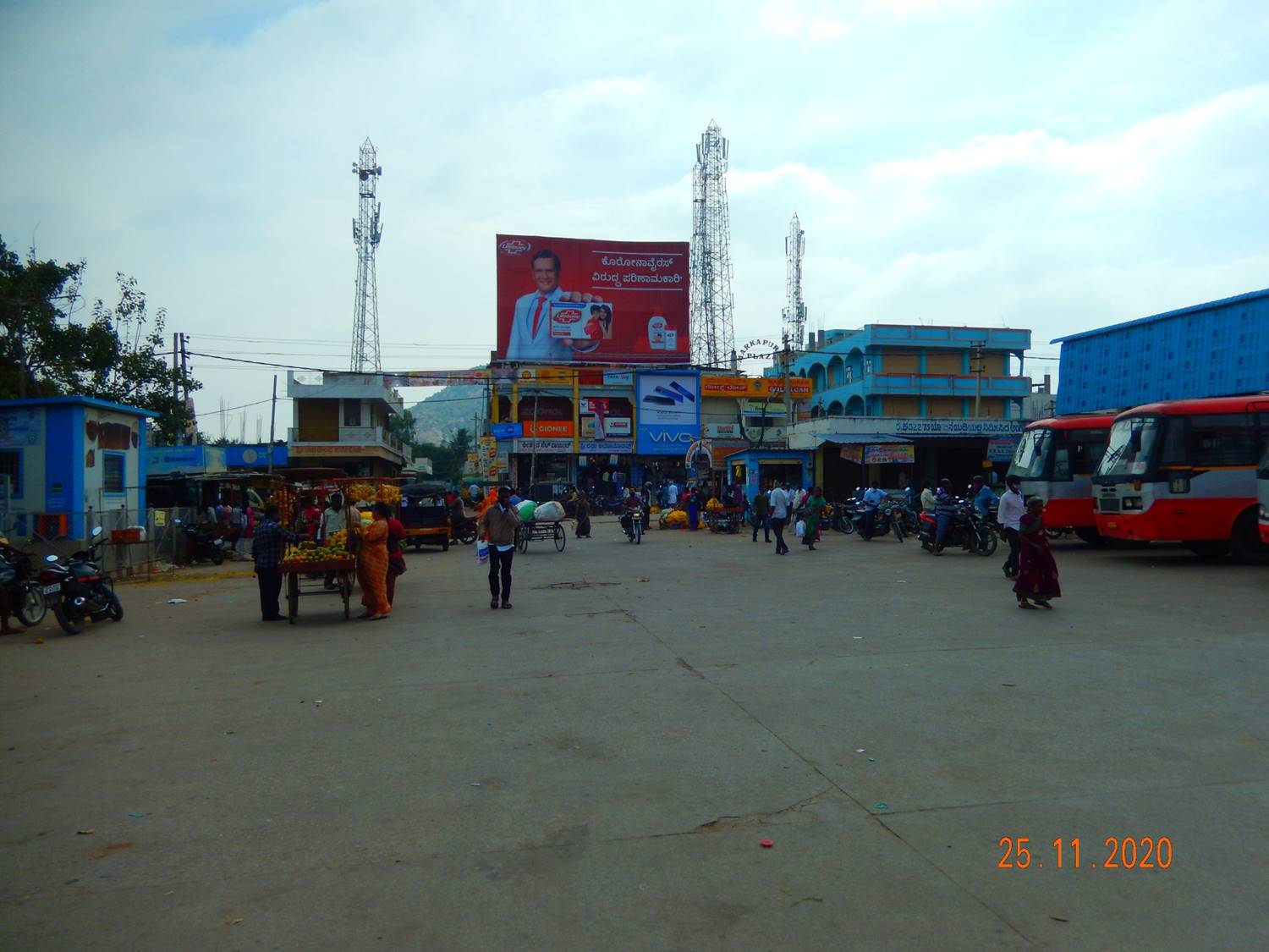 Billboard  - Bus Stand,  Pavagada, Karnataka