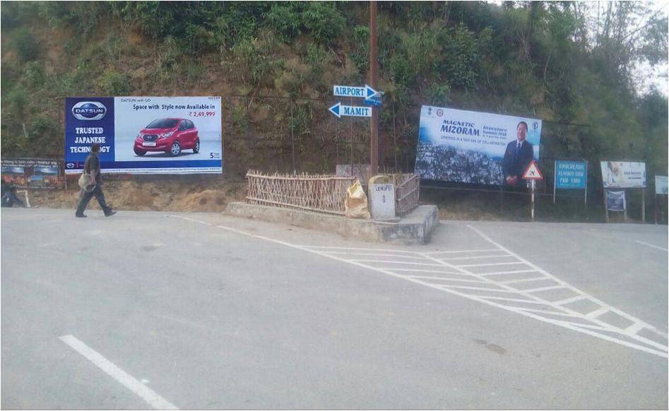 Billboard - Airport Road, Aizawl, Mizoram
