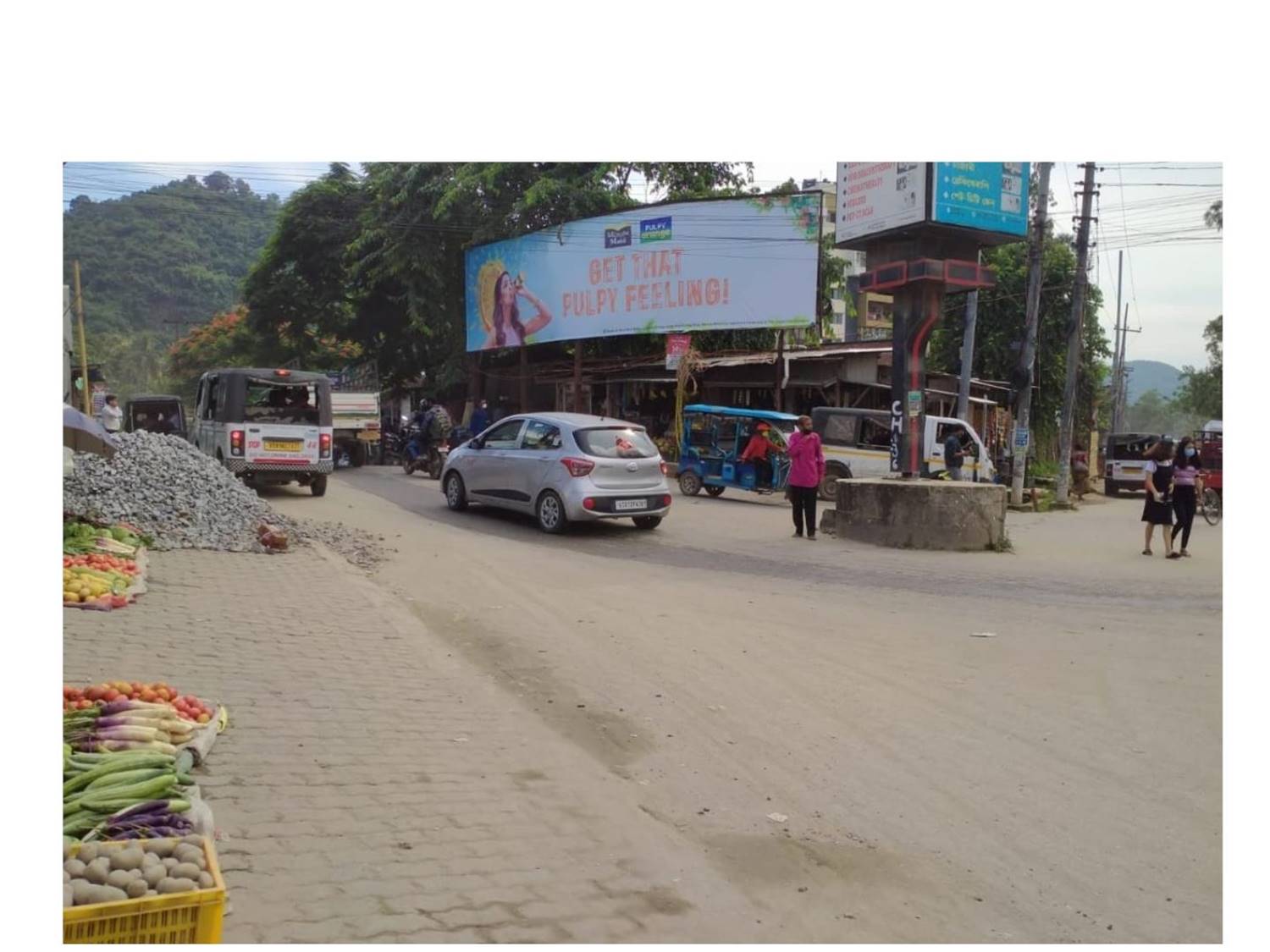 Billboard - Birubari Tinali Nr. B. Baruah Cancer Hospital,  Guwahati, Assam