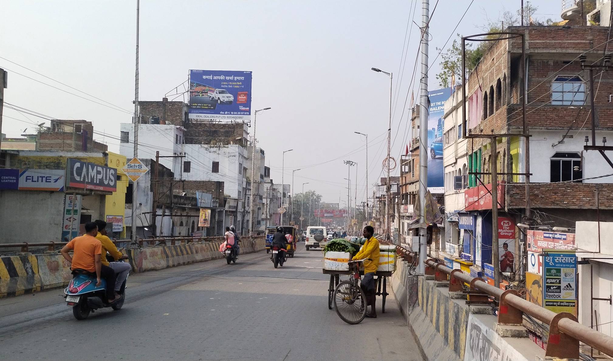 Billboard Towards Main Road  Motijheel Flyover Muzaffarpur Bihar