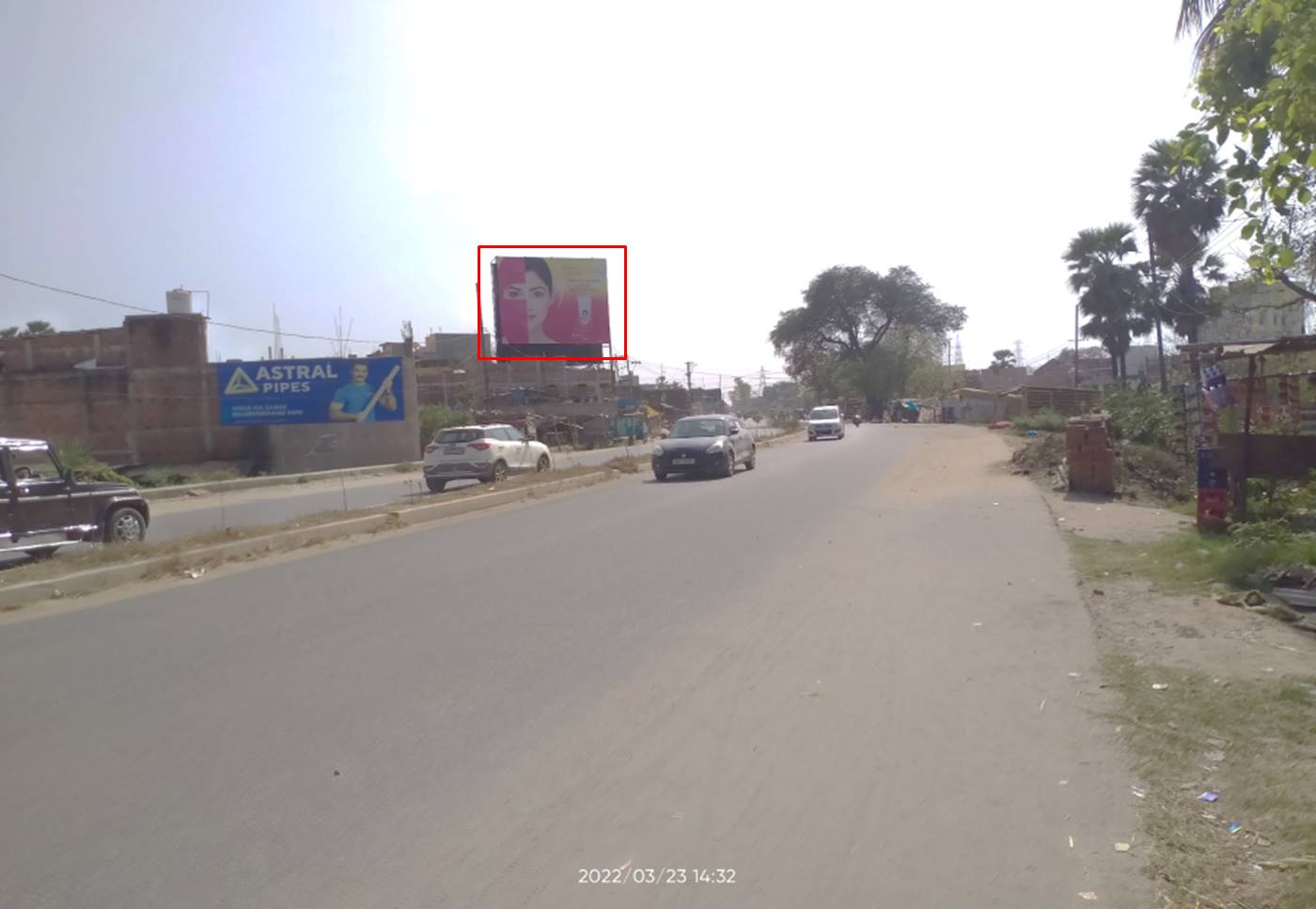 Billboard Towards Bus Station Main Road  Biharsharif Bihar