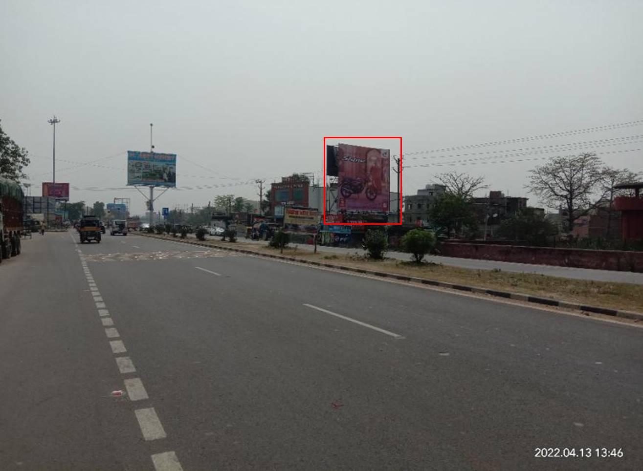 Billboard Main Road Digghi Railway Xing  UP    Hajipur Bihar