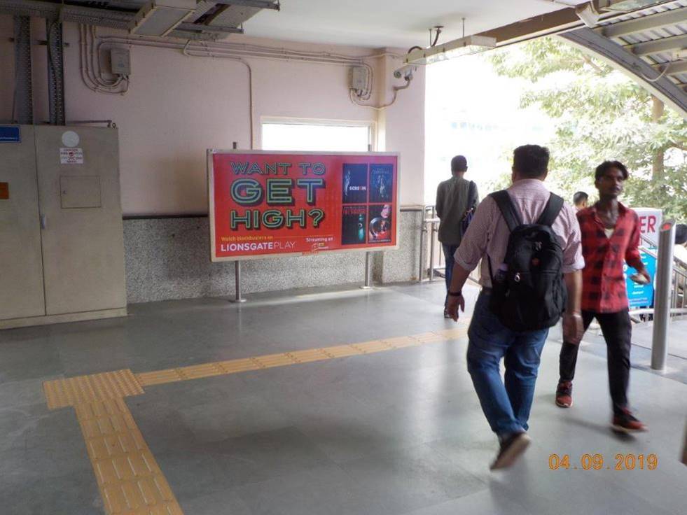 Metro Inside Signage Guru Dronacharya Gurgaon Delhi (NCR)