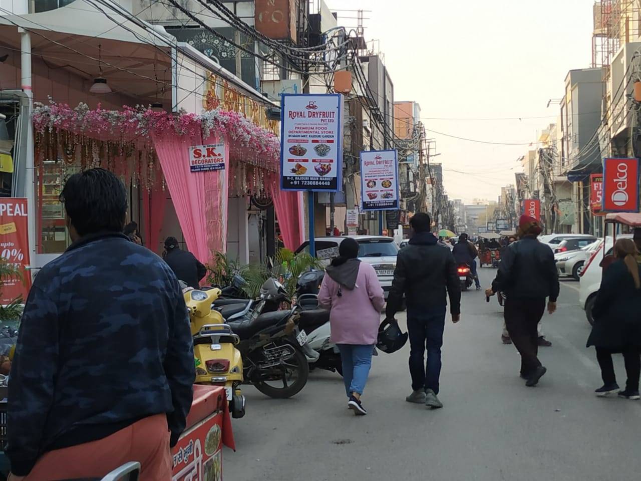 Flag Sign Display Board Rajouri Garden Main Market Delhi Delhi (NCR)