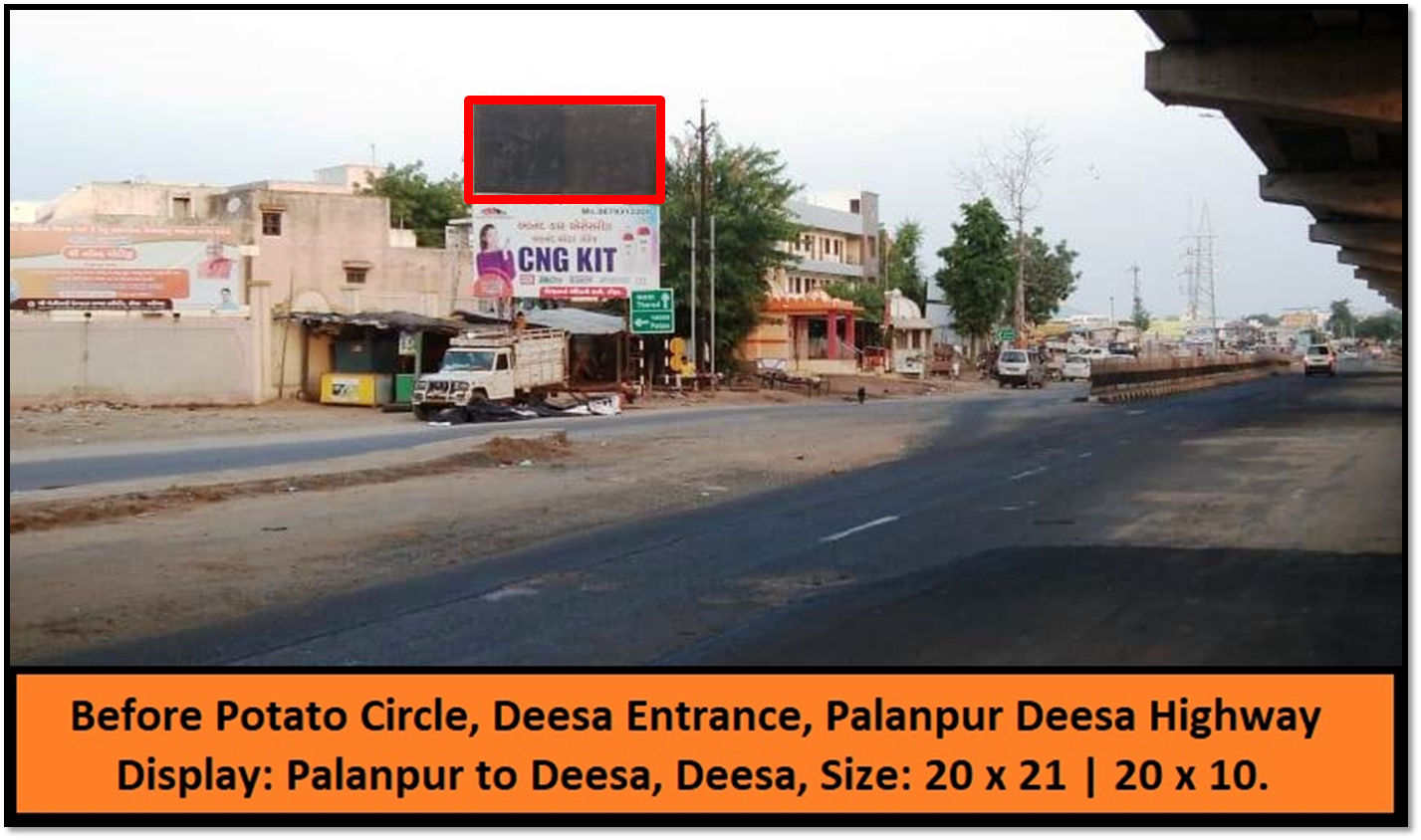 Billboard - Palanpur to Deesa Road, Deesa, Gujarat