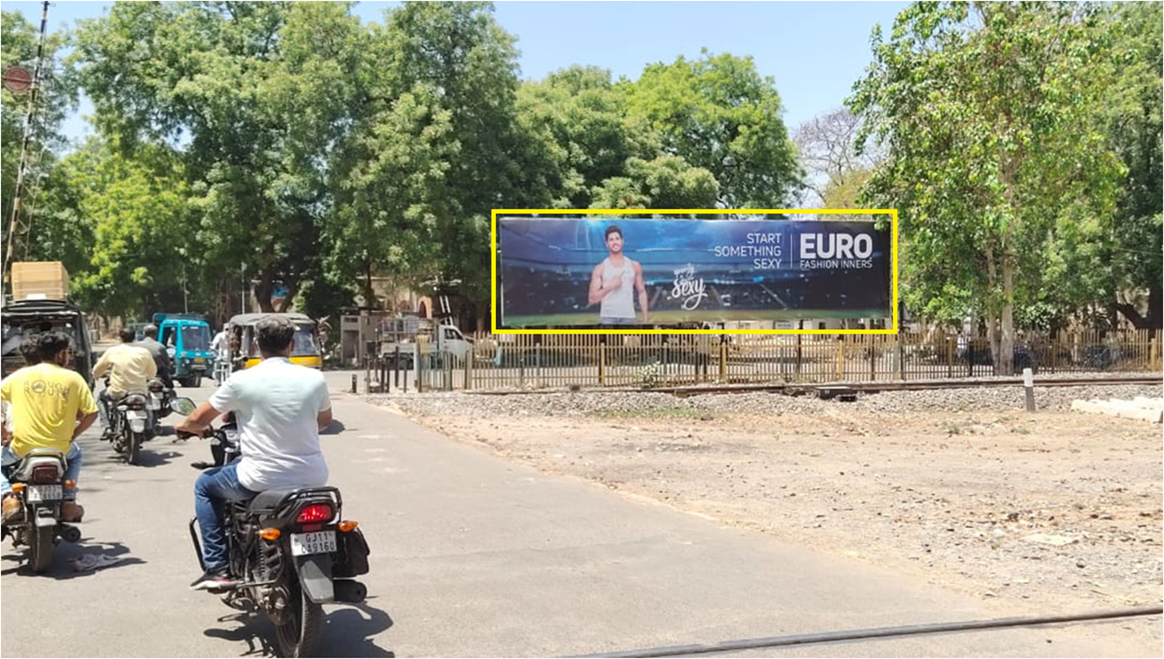 Billboard - Joshipura Railway Crossing, Junagadh,  Gujarat