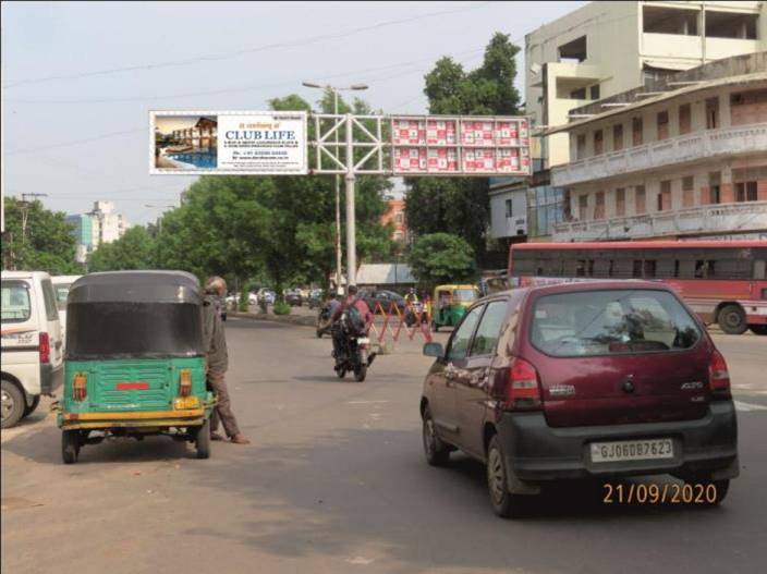 Cantilever Unipole - Kothi Char Rasta to Kalaghoda Junction, Vadodara, Gujarat