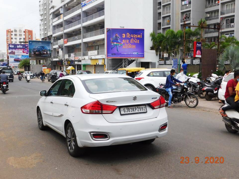 Billboard - Trikon Baugh Circle, Rajkot, Gujarat