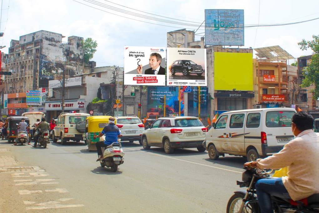 Billboard - Trikon Baugh Circle, Rajkot, Gujarat